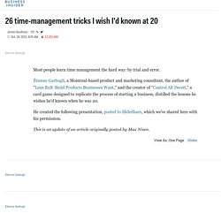 26 time-management, productivity tricks - Business Insider