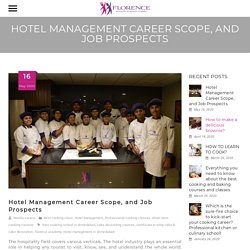 Hotel Management Career Scope, and Job Prospects - Florence