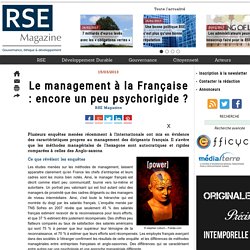 Le management à la Française : encore un peu psychorigide ?