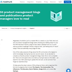 The top 50 product management blogs and publications