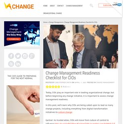 Change Management Readiness Checklist for CIOs