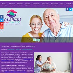 Why Care Management Services Matters