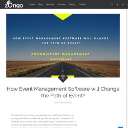 How Event Management Software will Change the Path of Event?