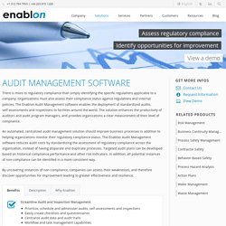 Audit and Compliance Management Software - Enablon