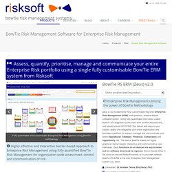 BowTie Risk Management Software for Enterprise Risk Management