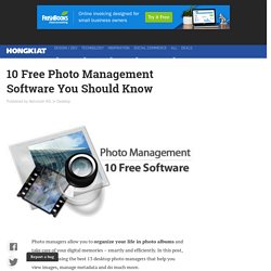 10 Free Photo Management Software You Should Know