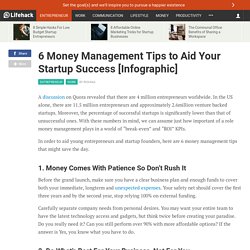 6 Money Management Tips for Startup Success [Infographic]