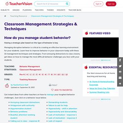 16 Effective Classroom Management Strategies & Techniques