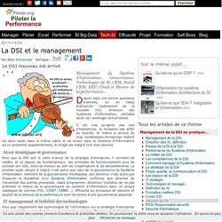 Management du SI Systeme d'information