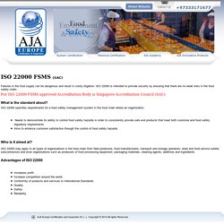 ISO 22000 - ISO 22000 Food Safety Management Systems Training Courses