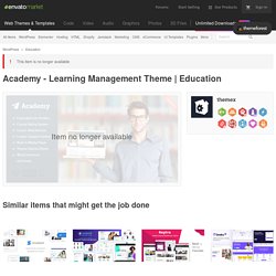 Academy - Learning Management Theme