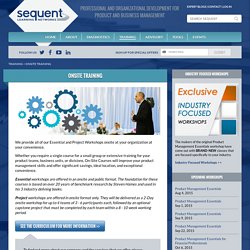 Product Management Training By Sequent Learning Networks