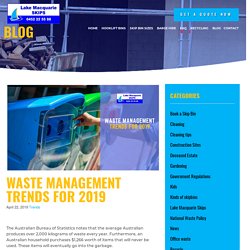 Waste Management Trends for 2019