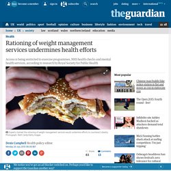 Rationing of weight management services undermines health efforts