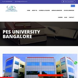 Direct Admission in PES University Bangalore 2019