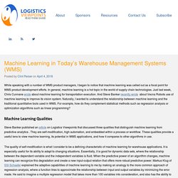 Machine Learning in Today’s Warehouse Management Systems (WMS)
