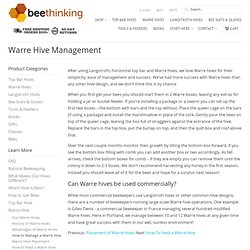 Management of Warre Hives