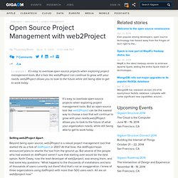 Open Source Project Management with web2Project