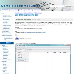 Wii Backup Manager - CompleteSoftmodGuide