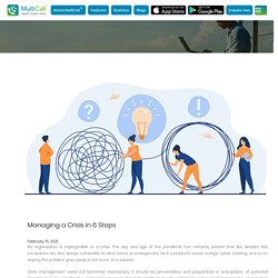 Managing a Crisis in 6 Steps