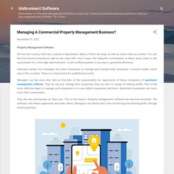 Managing A Commercial Property Management Business?