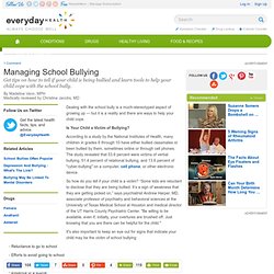 Managing School Bullying - Back-to-School Guide