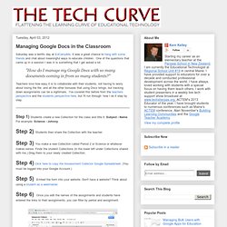 Managing Google Docs in the Classroom