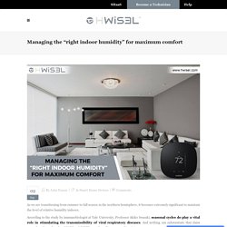 Managing the “right indoor humidity” for maximum comfort