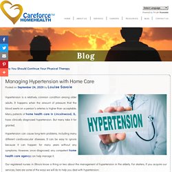 Managing Hypertension with Home Care
