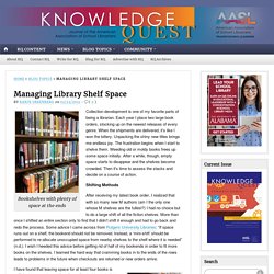 Managing Library Shelf Space