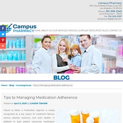 Tips to Managing Medication Adherence