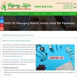 COVID-19: Managing Mental Health Amid the Pandemic