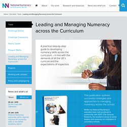 Leading and Managing Numeracy across the Curriculum