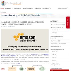 Managing shipment process using Amazon API (MWS – Marketplace Web Service)