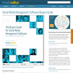 Buyers Guide for Social Media Managment Software