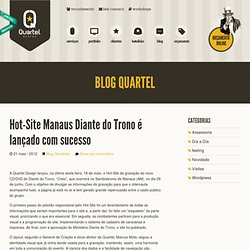 Hot-Site Manaus Diante do Trono é lançado com sucesso
