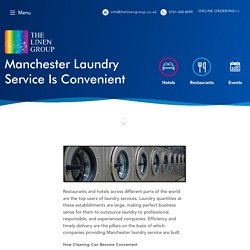Manchester Laundry Service is Convenient