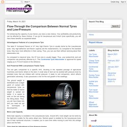 Manchester Tyres Services: Flow-Through the Comparison Between Normal Tyres and Low-Pressure