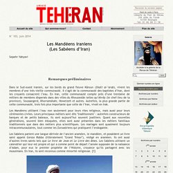 Les Mandéens iraniens (Les Sabéens d’Iran)