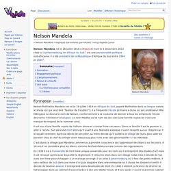 Wikidia Nelson Mandela