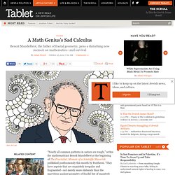 Benoit Mandelbrot, the Father of Fractal Geometry, Pens a Disturbing New Memoir