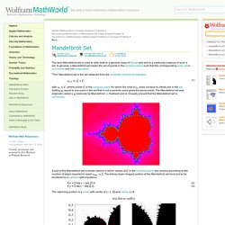 Mandelbrot Set