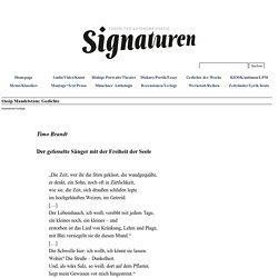 Ossip Mandelstam: Gedichte - Signaturen