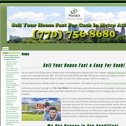 Sell Your House Fast For Cash