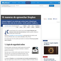 10 usos que le puedes dar a Dropbox