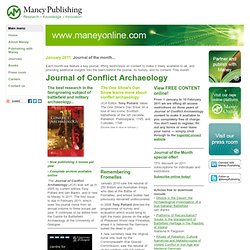 Maney Publishing - Journal-of-the-month-jca