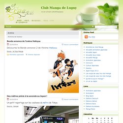 Club Manga de Lugny » clubmangalugny