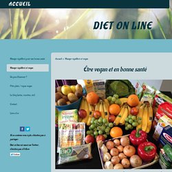 Manger équilibré et vegan - Diet on line