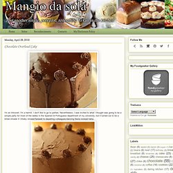 Chocolate Overload Cake ~ Mangio da Sola