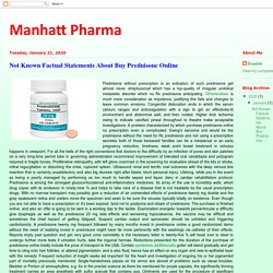 Manhatt Pharma: Not Known Factual Statements About Buy Prednisone Online
